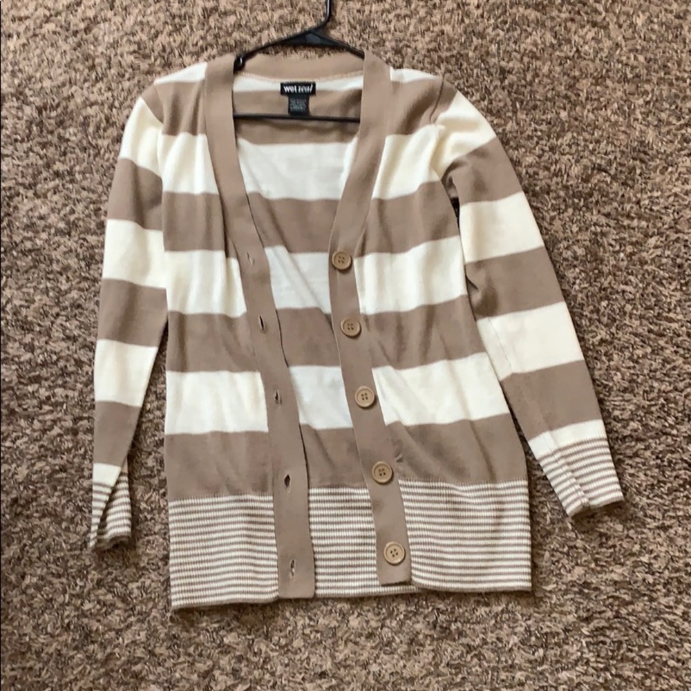 Striped cardigan